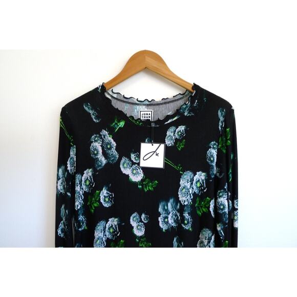 JONATHAN COHEN Lettuce Edge Maxi Dress Neiman Marcus Sustainable XS NWT $415 - Picture 4 of 13